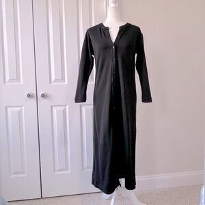 AYR Black Pima Cotton Serenity Now Dress